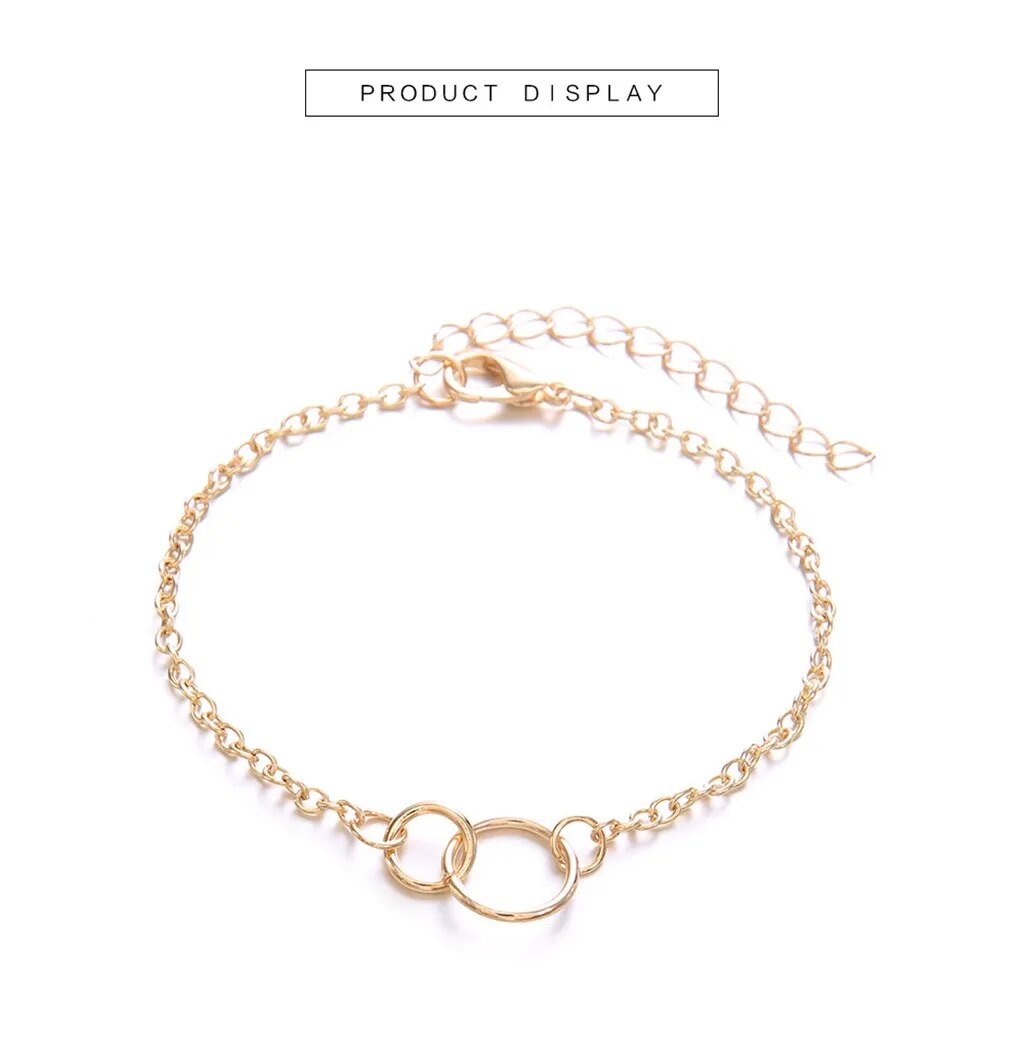 Gold Color Charm Bracelet