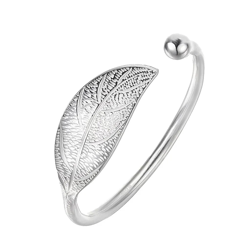 Leaf Silver Plated Bracelet