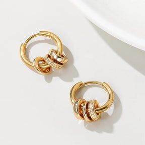 Gold Plated Hoop Earrings