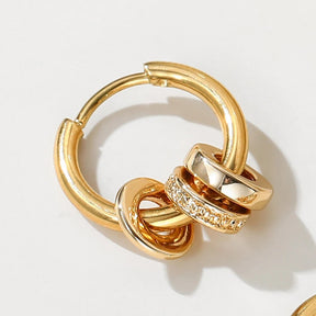 Gold Plated Hoop Earrings