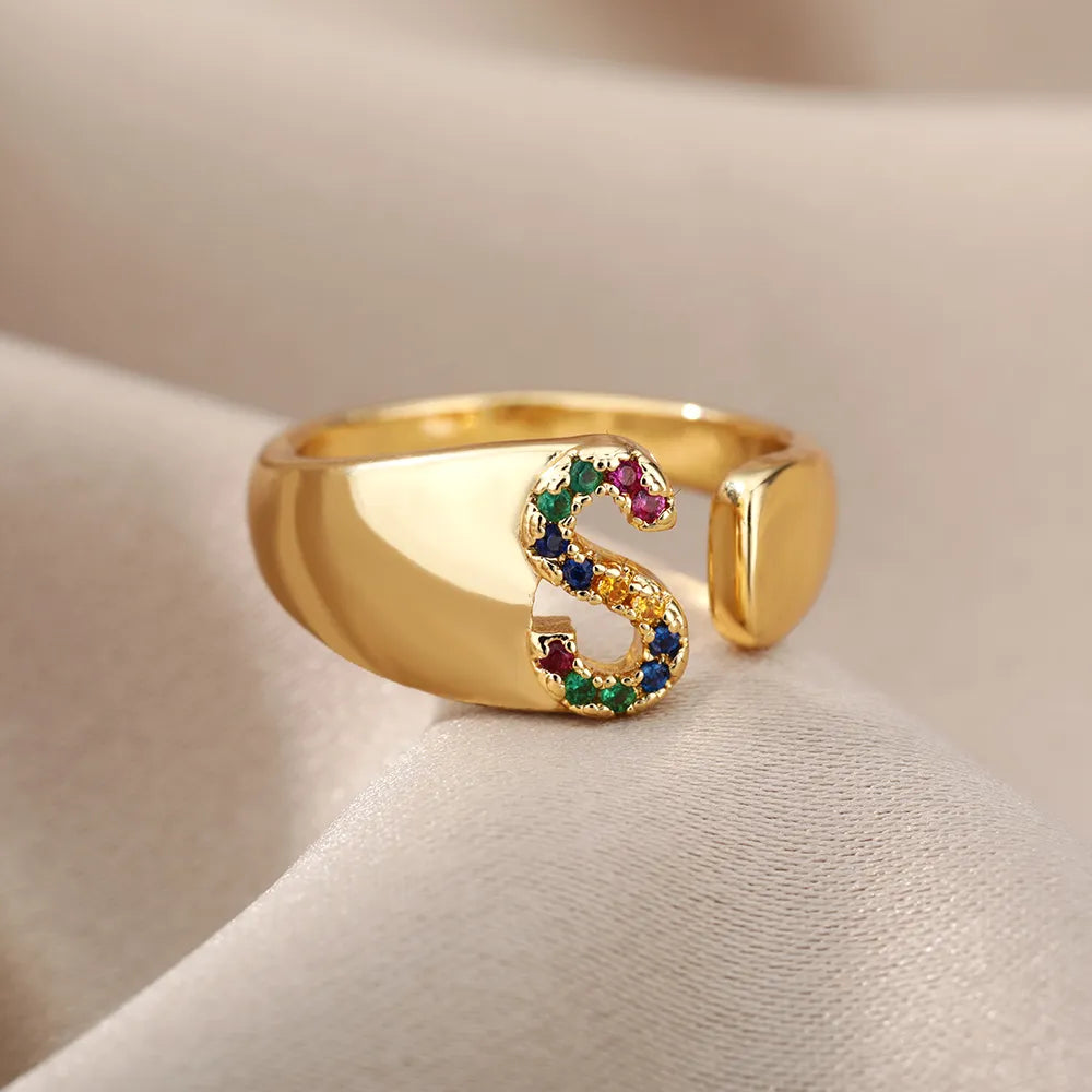 Rainbow Initial Rings