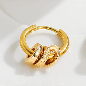 Gold Plated Hoop Earrings