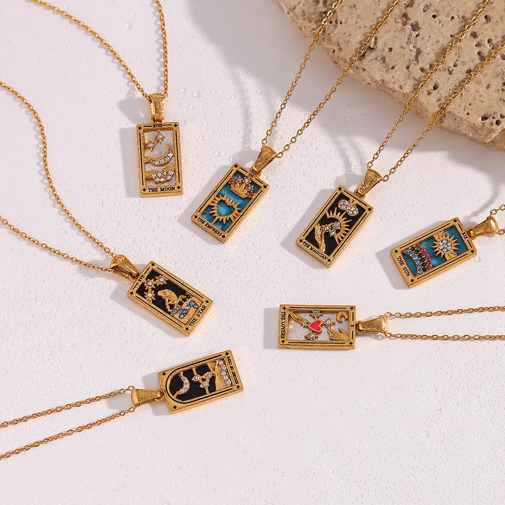 Colorful Tarot Necklaces